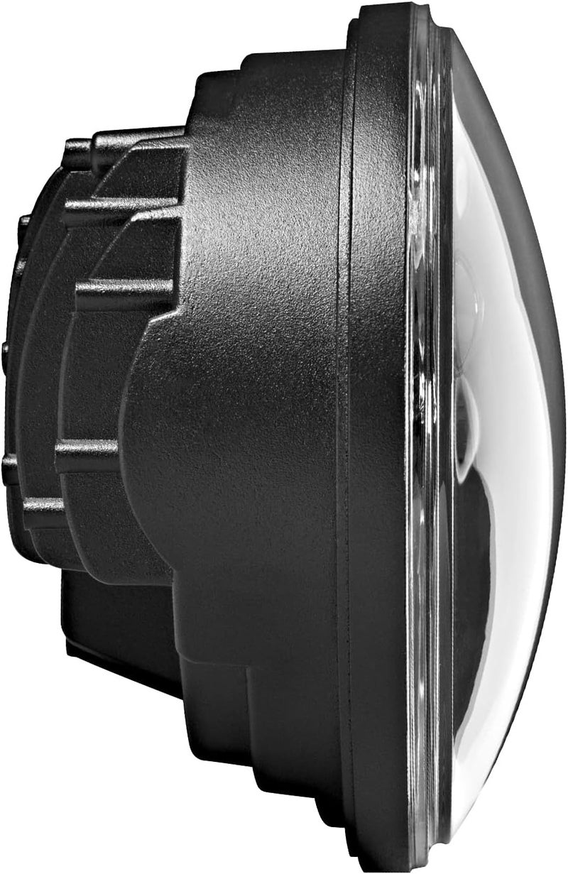 HogWorkz 5.75 Inch LED V2 Headlight - Daymaker Replacement for Harley Davidson Dyna Sportster Softail - Black - Image 5