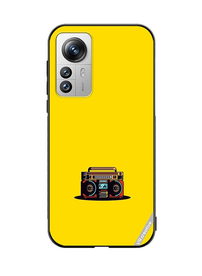 VR CREATIVE Protective Case Cover For Xiaomi 12X Music Design Multicolour - Image 1