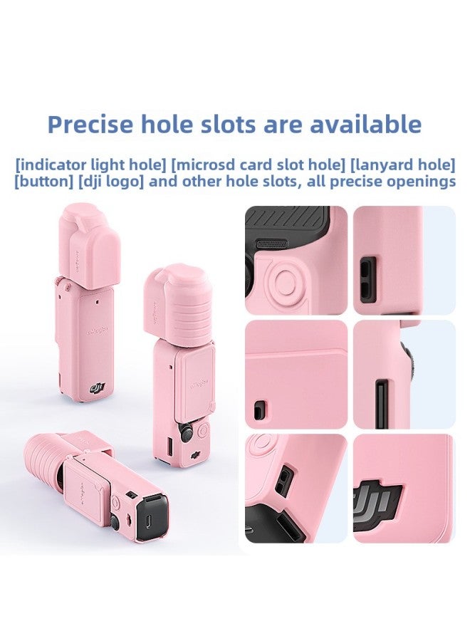 Generic AMagisn Amai DJI Osmo Pocket3 Silicone Lens Cover DJI PTZ Protective Accessories-Color:Standard  - Image 4