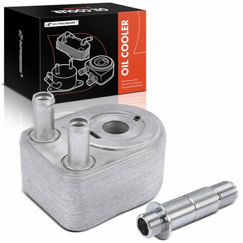 A-Premium Engine Oil Cooler Compatible with Ford F-150 2011-2020, Expedition 2015-2021 & Lincoln MKT 2012-2019, Navigator 2015-2021, 3.5L 3.7L, Replace# BL3Z6A642H - Image 1