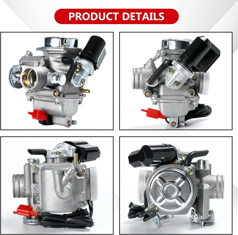 YDO Carburetor for GY6 125cc 150cc 4 Stroke Engines with Intake Manifold - Image 5