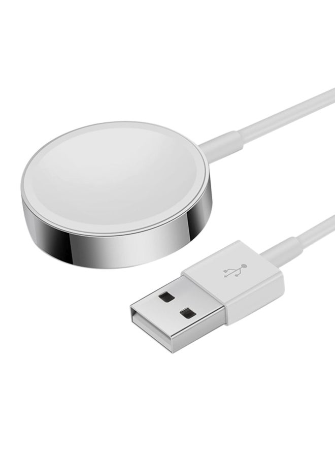 Magnetic Charger For Apple Watch Series 1/2/3 38mm/42mm White - Image 2