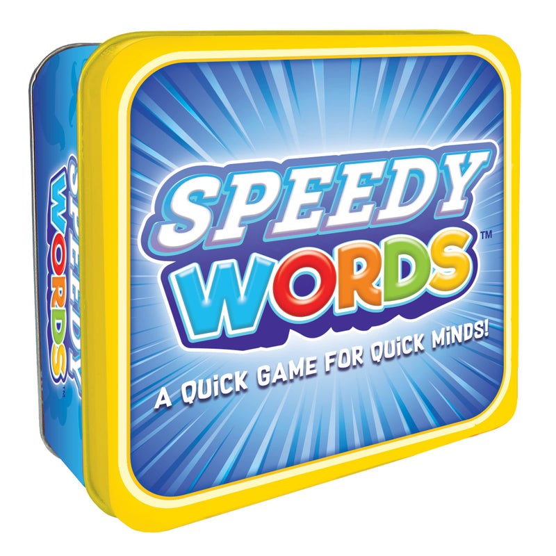 Foxmind Speedy Words Quick Word Game, On The Go Educational Kids and Adult Card Games, 15 Minute Fun Card Games for 2 Players or More, Card Game for Family Night, Parties, and More - Image 1