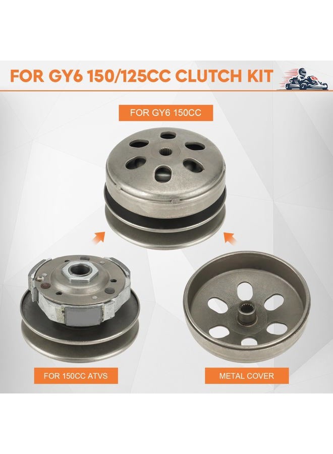 SEHNSUCHT مجموعة قابض Gy6 150cc، تناسب محرك Gy6 125cc/150cc رباعي الأشواط للدراجات النارية ATV تاوتاو روكيتا صن إل - Image 5