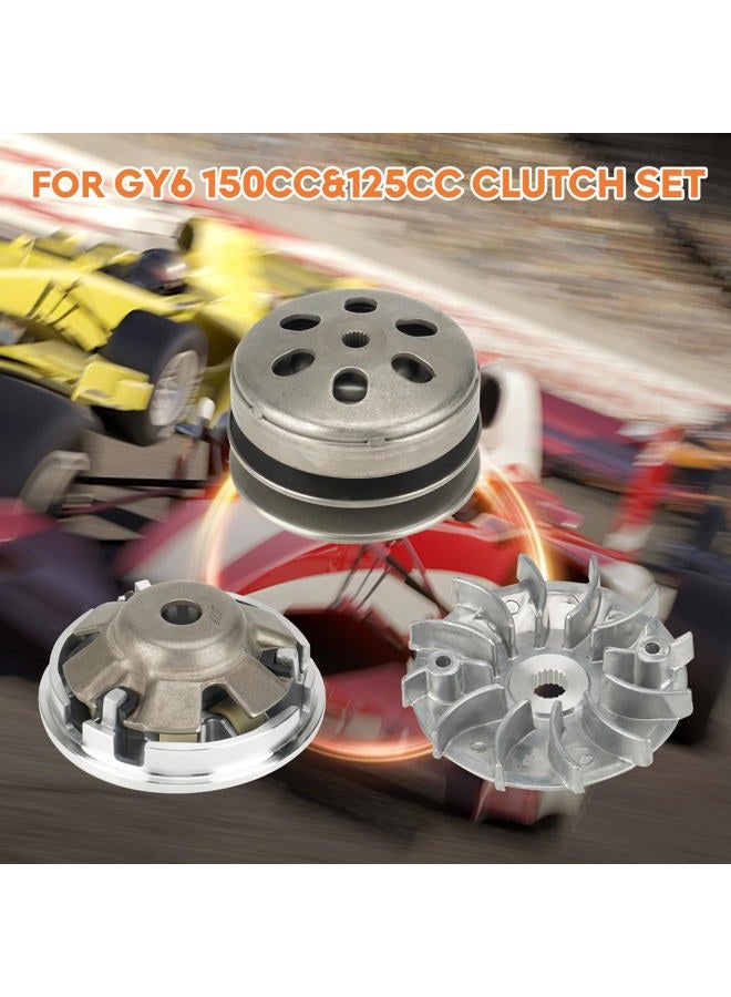 SEHNSUCHT مجموعة قابض Gy6 150cc، تناسب محرك Gy6 125cc/150cc رباعي الأشواط للدراجات النارية ATV تاوتاو روكيتا صن إل - Image 4
