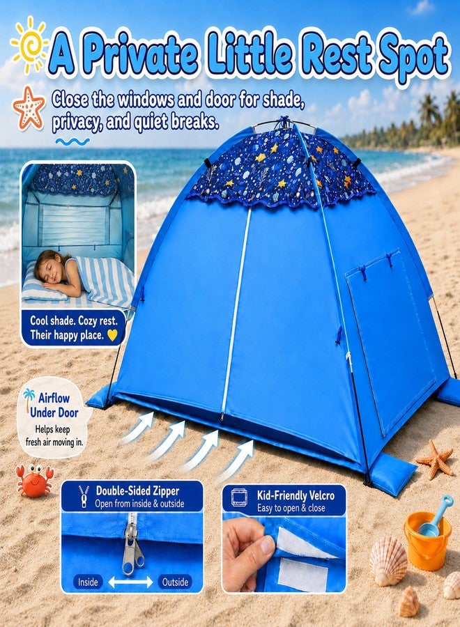 WhiteFang Baby Beach Tent,UPF 50+ Kids Sun Shelter with Tunnel Port - Image 5