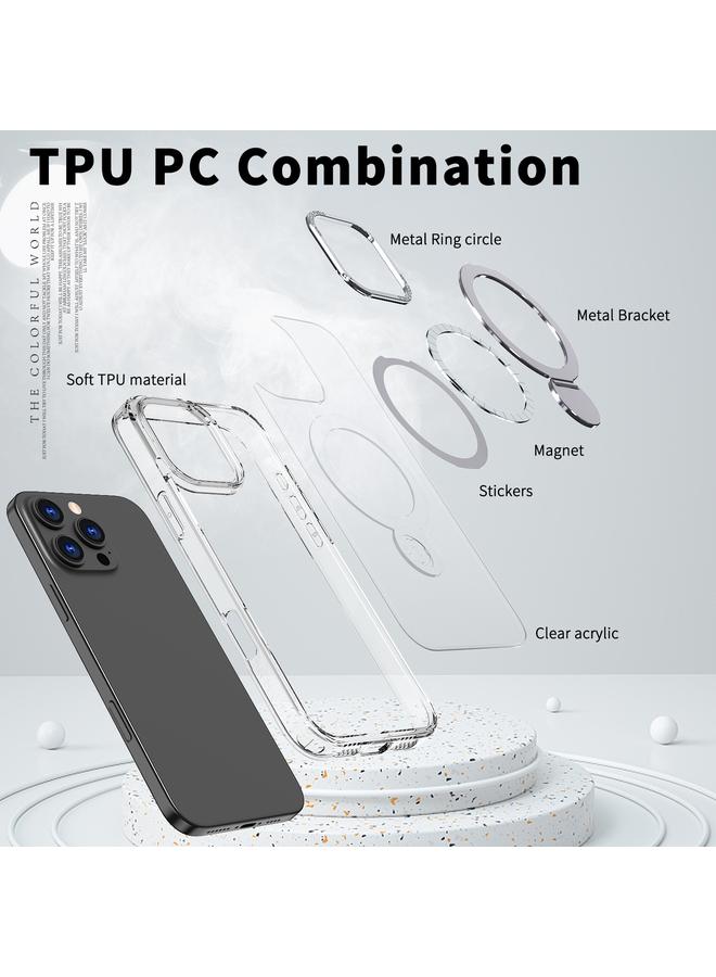 اس-توب جراب لهاتف iPhone 16 Pro Max Wing Series Gen2 MagSafe حامل حلقي معدني - Image 5