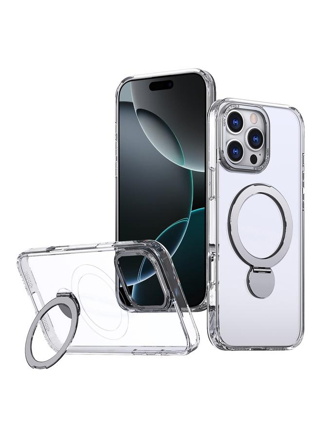 اس-توب جراب لهاتف iPhone 16 Pro Max Wing Series Gen2 MagSafe حامل حلقي معدني - Image 1