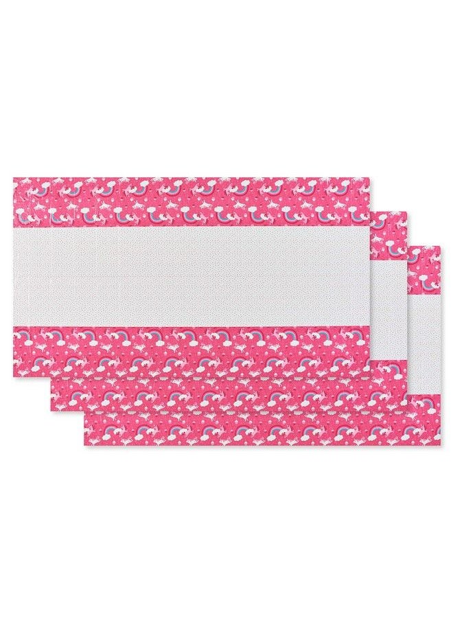 American Greetings Unicorn Party Supplies Plastic Table Covers (3 Count 54" X 96")  - Image 3