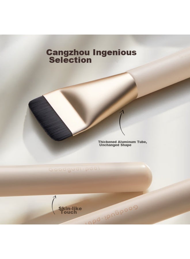 GOOOD Gudi Flat-top Foundation Brush, Non-powder Eating, Cangzhou Seamless Knife-edge Flat Head Makeup Brush For Foundation Liquid - Image 4