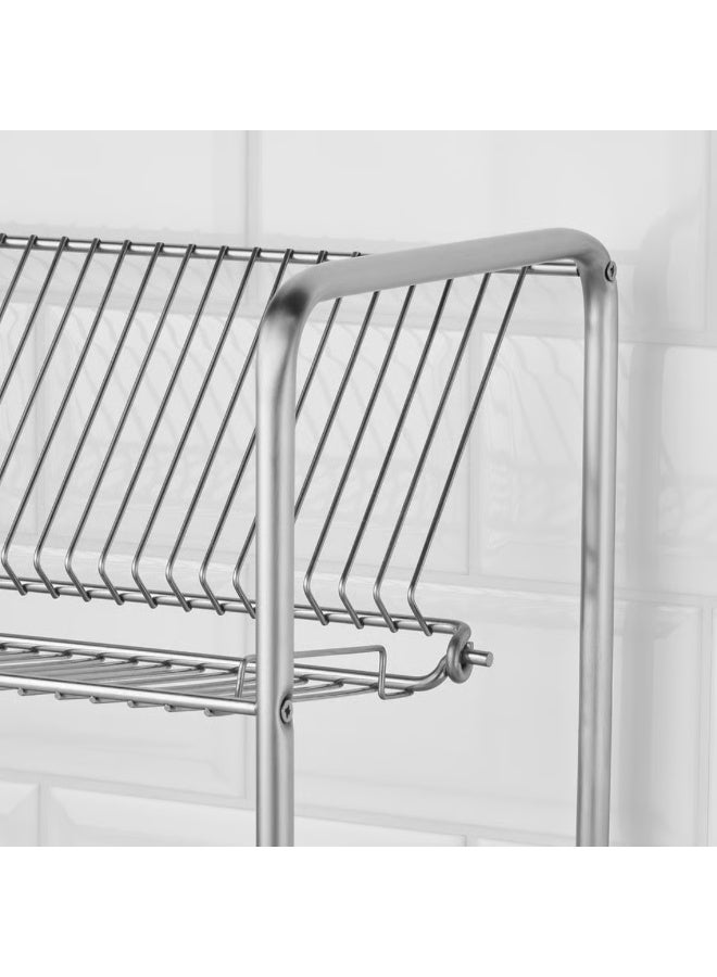 Stainless Steel Dish Drainer Rack, Kitchen Dish Drying Rack and Plate Organizer for Plates, Bowls and Glasses, Countertop Storage Rack - Image 2