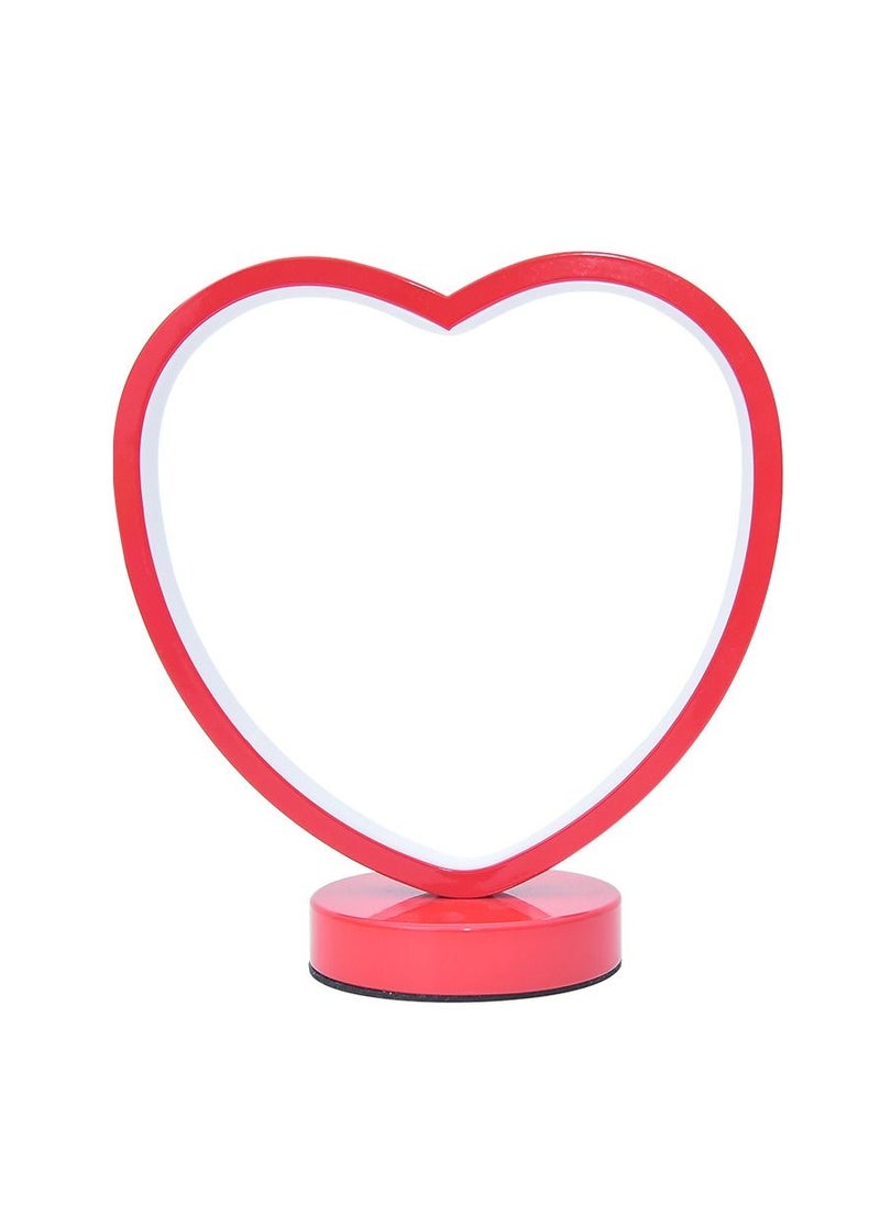 Dimmable Heart Shape Bedside Lamp for Home