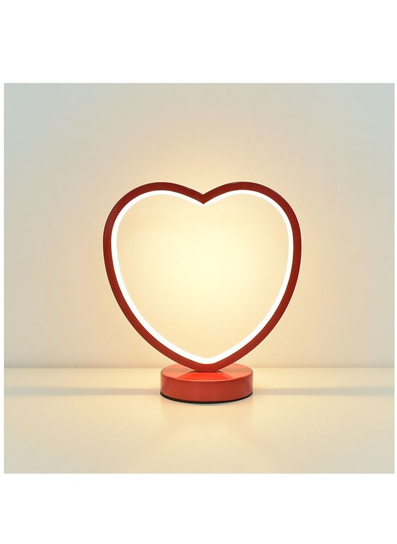 Dimmable Heart Shape Bedside Lamp for Home