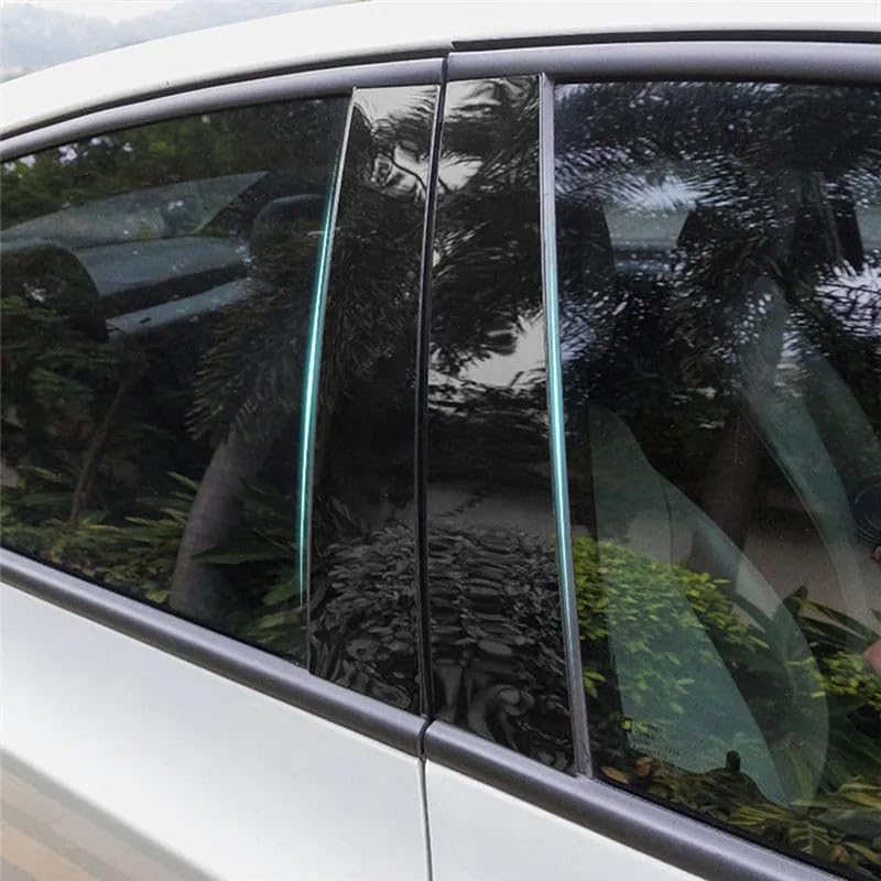 Vuzmode 6PCS Glossy Black B C Pillar Post Trim for Kia K5 - Image 4