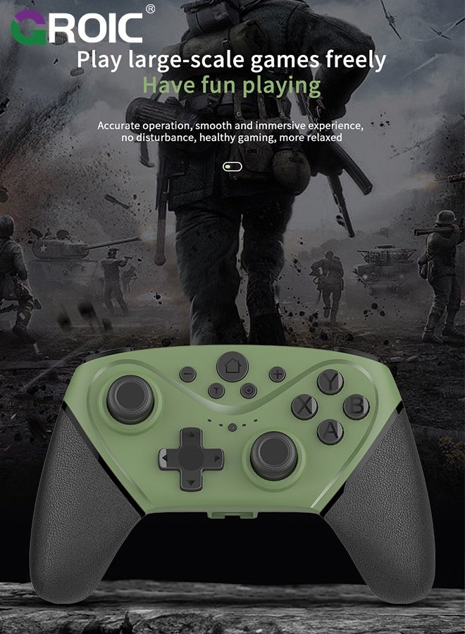 Wireless Controller for Switch/Lite/OLED Pro Controller for Switch Remote Joystick Gamepad P3 Console, Windows PC, TV Boxes, and Android Devices