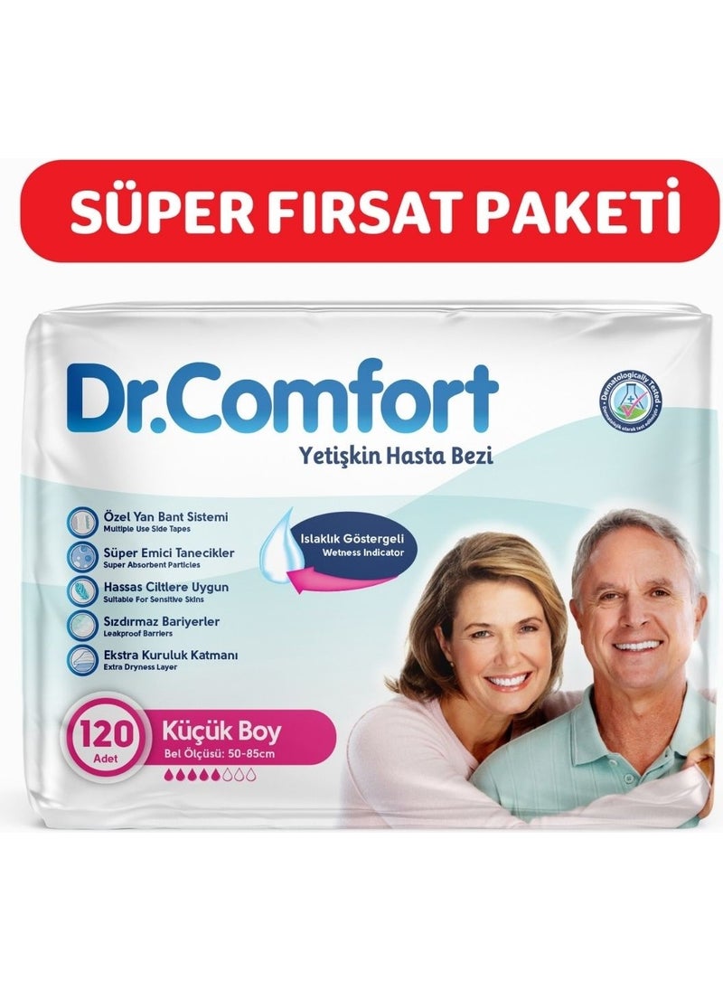 Adult Patient Diaper with Waistband Small 120 Pieces - pzsku/Z936DCD0312C289C8CBB3Z/45/_/1735841281/0cf2ca1c-305d-496d-ab50-021a565690c0