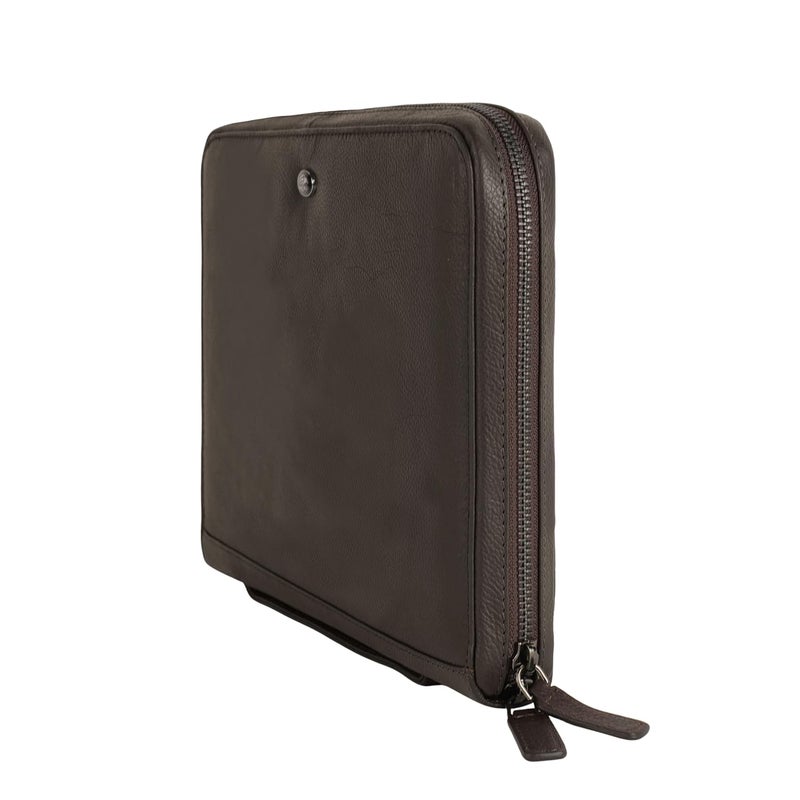 Perf Genuine Leather Portfolio Case | Multipurpose Document Holder, Certificate Folder, iPad & Stationery Organizer | Premium Finish for Office & Travel - Image 3