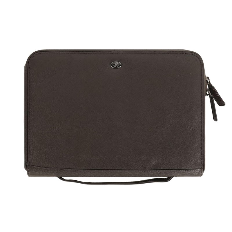 Perf Genuine Leather Portfolio Case | Multipurpose Document Holder, Certificate Folder, iPad & Stationery Organizer | Premium Finish for Office & Travel - Image 1