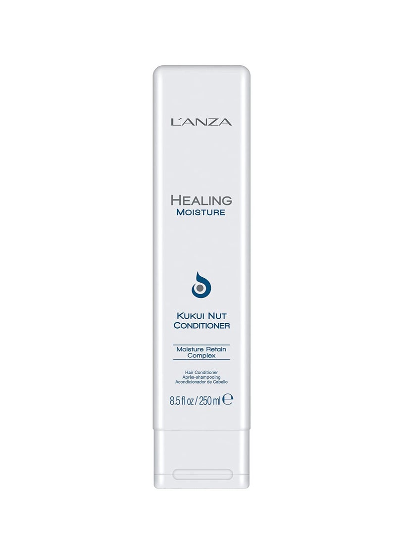 L'ANZA Healing Moisture Kukui Nut Conditioner, Rich Moisturizing Hair Conditioner, Deep Conditioner for Dry, Damaged Hair, Anti Frizz Hair Treatment, Hair Care Product for Women or Men - Image 1