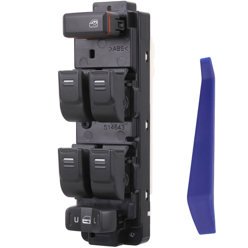 Obaee 25779767 Driver Side Master Power Window Switch Compatible with 2004-2012 Chevy Chevrolet Colorado / 2004-2012 GMC Canyon / 2006-2010 Hummer H3 / 2009-2010 Hummer H3T
