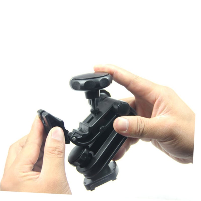 Adjustable Car Headrest Tablet Holder Mount Bracket Phone Stand Black - Image 3