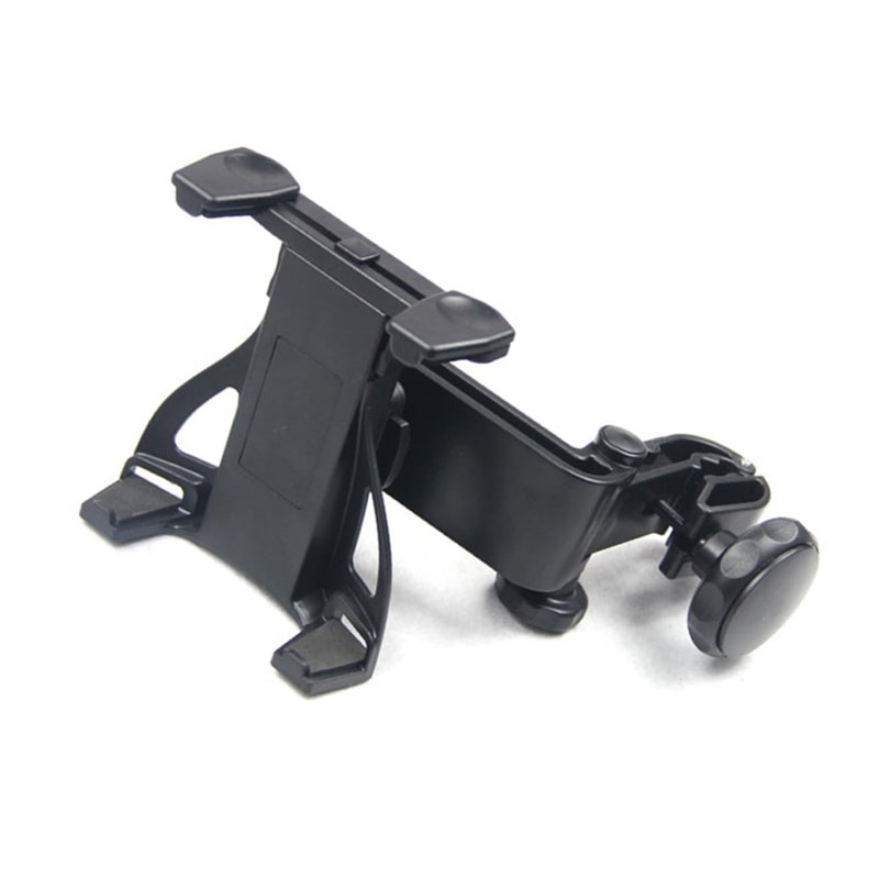 Adjustable Car Headrest Tablet Holder Mount Bracket Phone Stand Black - Image 2