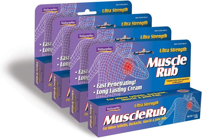 Natureplex مرهم عضلات قوي للغاية 4 عبوات - Image 1