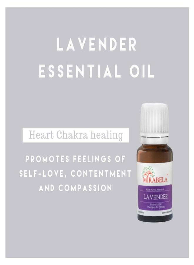 Mirabela Lavender Essential Oil 100% Pure Natural Undiluted Therapeutic Grade Essential Oil For Aromatherapy Sleep Stress Relief Skin Hair, 10 ml - Image 2