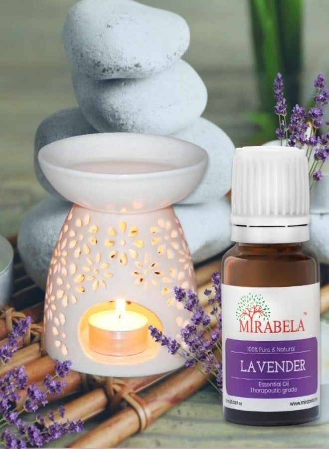 Mirabela Lavender Essential Oil 100% Pure Natural Undiluted Therapeutic Grade Essential Oil For Aromatherapy Sleep Stress Relief Skin Hair, 10 ml - Image 3