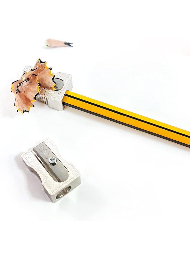 Maxi 5-Piece Metal Body Pencil Sharpener Single Hole - Image 1