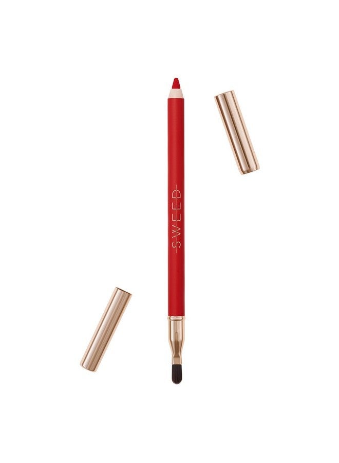 SWEED SWEED - Lip Liner Pencil | Color-Rich, Smudge + Feathering-Free | Jojoba Seed Oil to Moisturize + Nourish | Vegan, Cruelty-Free, Clean Beauty (Classic Red) - Image 1
