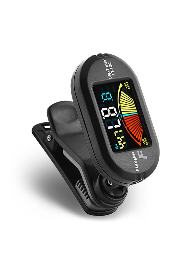 Flanger Guitar Tuner Clip On for Chromatic Guitar Bass Violin Ukulele Color LCD Display Screen Portable Guitar Tuner  - Image 1