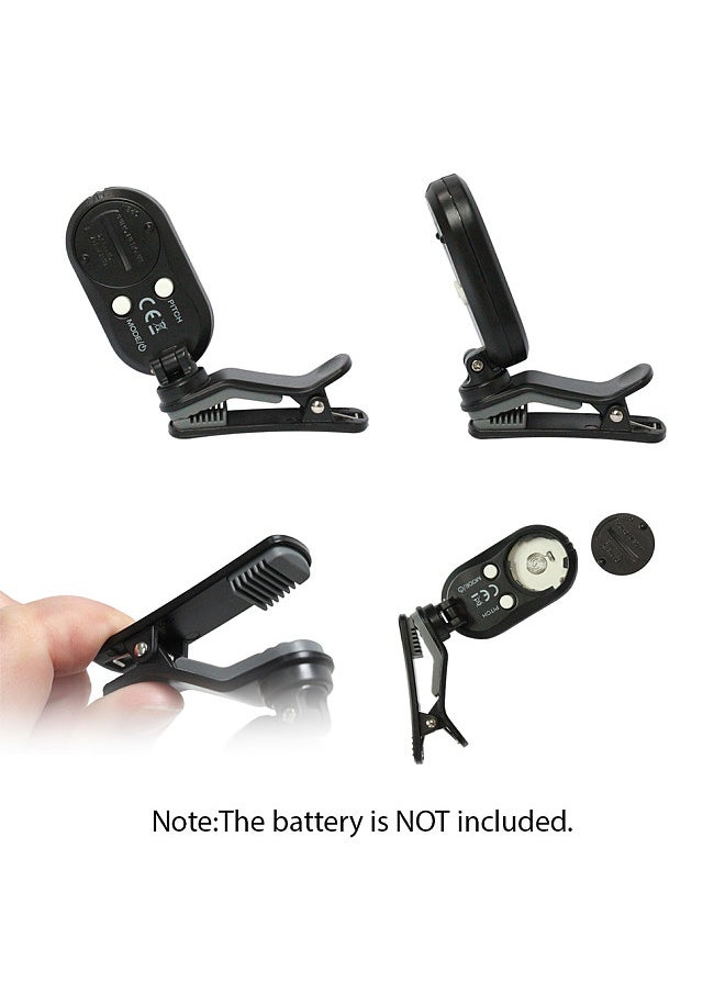 Flanger Guitar Tuner Clip On for Chromatic Guitar Bass Violin Ukulele Color LCD Display Screen Portable Guitar Tuner  - Image 5