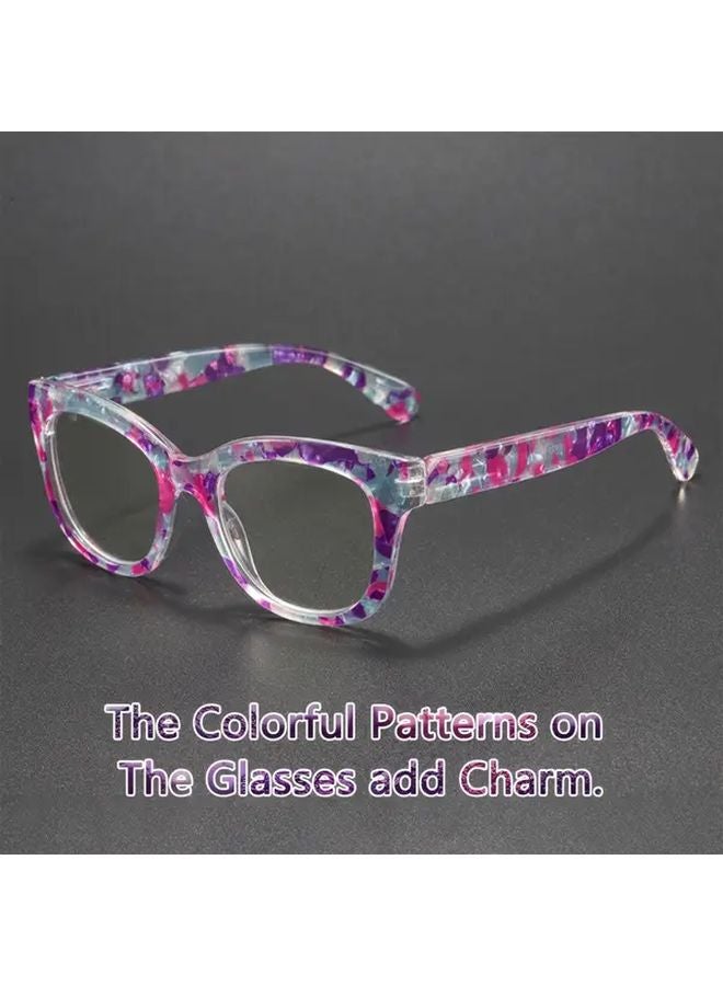 نظارات القراءة ذات الشبكة السوداء والبيضاء 2.0 قوة تكبير كلاسيكية تباين شفاف - Image 4