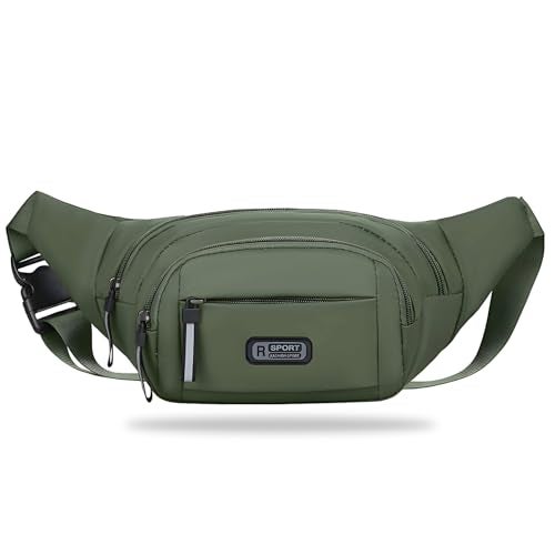 Kraptick Premium Unisex Waist Bag for Men and Women - Stylish Fanny Pack, Hip Bag, Travel Money Belt (Green) - Image 1