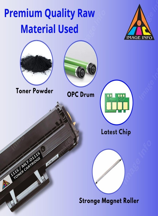 IIC IMAGE INFO ImageInfo 111 / D111S Toner Cartridge for Samsung Xpress SL-M2070, SL-M2070F, SL-M2070FW, SL-M2070W, SL-M2071, SL-M2071F, SL-M2071FW, SL-M2071W, M2022, M2020W, M2026, M2026W Printers - Image 4