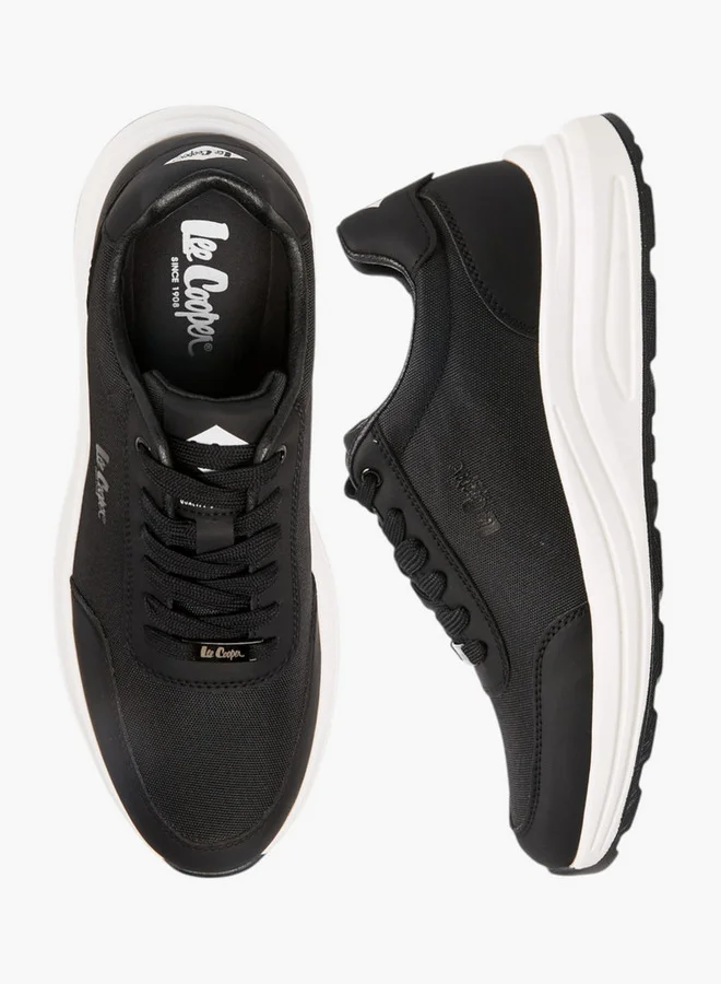 Lee Cooper Men's Textured Lace-Up Sneakers