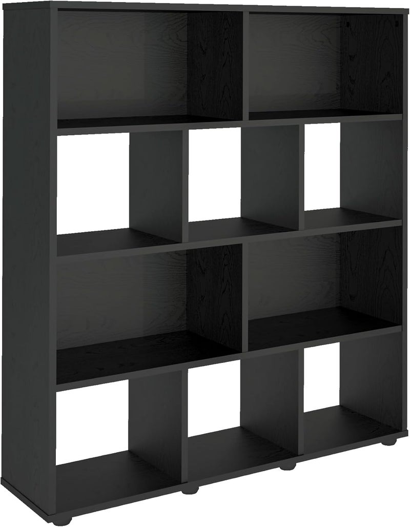 آرتلي رف كتب Pilati 4054 مصنوع من الخشب MDF، أسود - Image 3