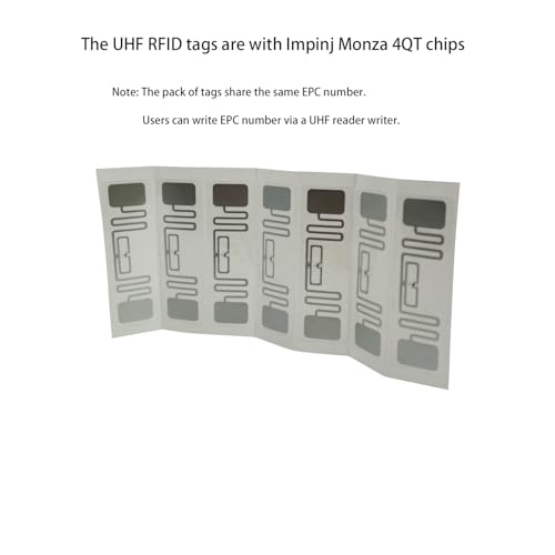 FONGWAH 50 Pieces FONGWAH UHF Tag (Folded Pack) Alien H3 860-960mhz EPC C1G2 ISO 18000-6C Compliant for Asset Inventory and Tracking Window - Image 4