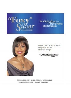 Foxy Silver - Weave FOXY SALON WEAVE - STRAIGHT08 (Foxy Silver) - Human Hair Weave in 44  - Image 2