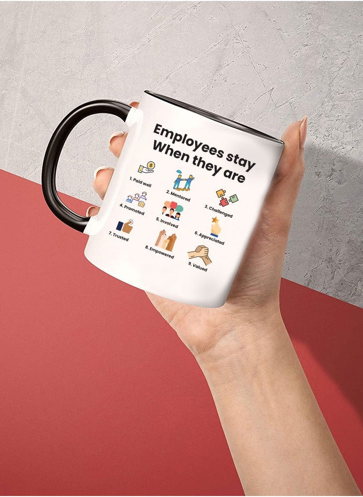 PRINTSHOP4ME Inspirational Quotes Printed Black two tone ceramic Coffee Mug 11 Oz, Inspirational Gifts for Friends-Gifts for employees,CoWorker,Friends  - Image 3