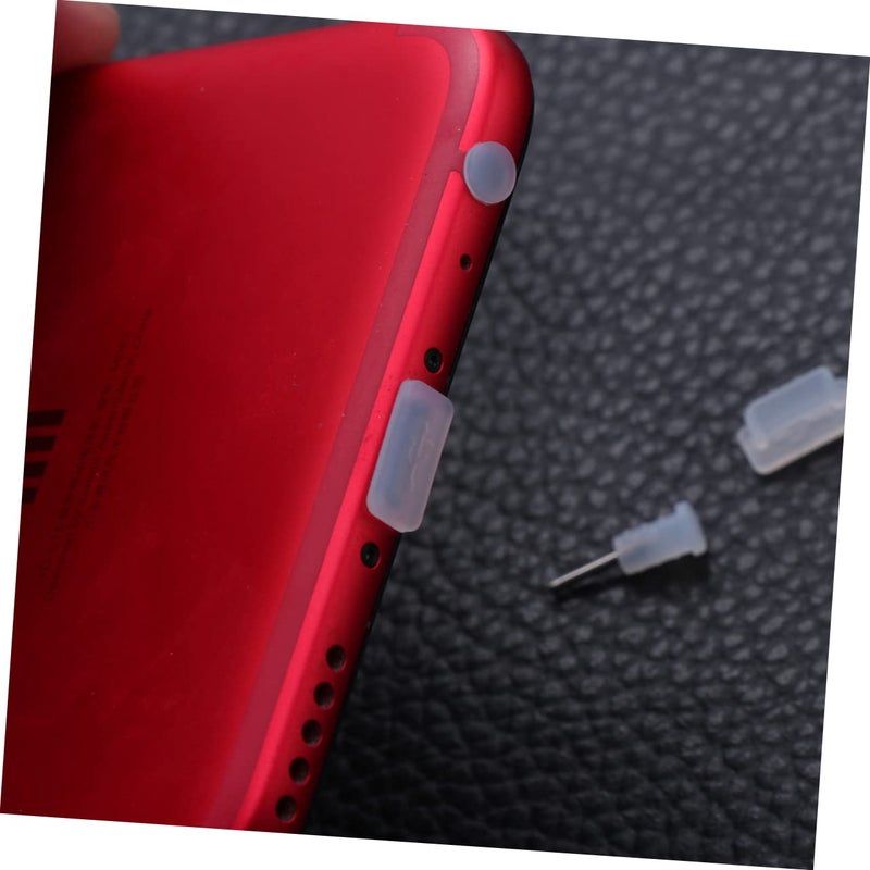غطاء سدادة USB C الشفافة عالية المتانة لحماية الهاتف 20 زوجًا - Image 5