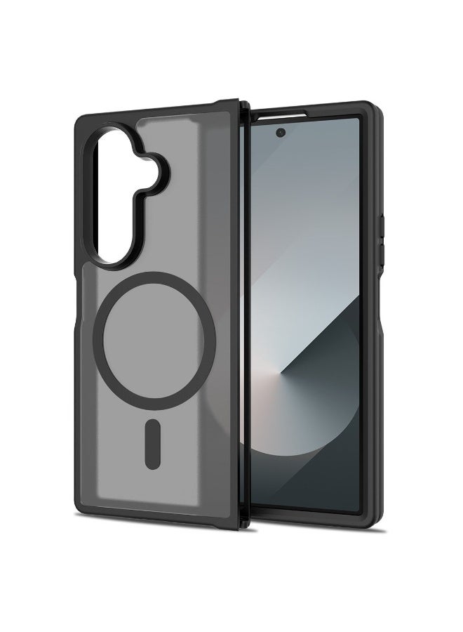 general Suitable for Samsung Z Fold 7 skin-feeling matte mobile phone case two-in-one strong magnetic magsafe protective cover - Image 1