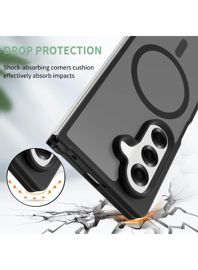 general Suitable for Samsung Z Fold 7 skin-feeling matte mobile phone case two-in-one strong magnetic magsafe protective cover - Image 3