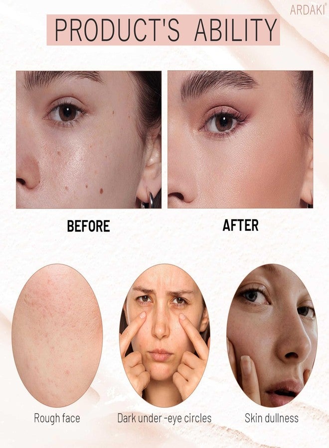 ARDAKI Foundation for Women 2 in 1 Foundation Stick with Built in Brush, Cream Foundation for Women, Makeup Long Lasting Foundations Concealers, Blendable & Lightweight Face Makeup (Natural, 1 PCS) - Image 3