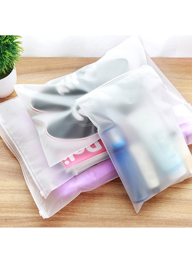 Plastic Make Up Cosmetic Travel Storage Bag Shoes Bag Waterproof Cloth Bag Zip Lock Organizer Pouch  - Image 3