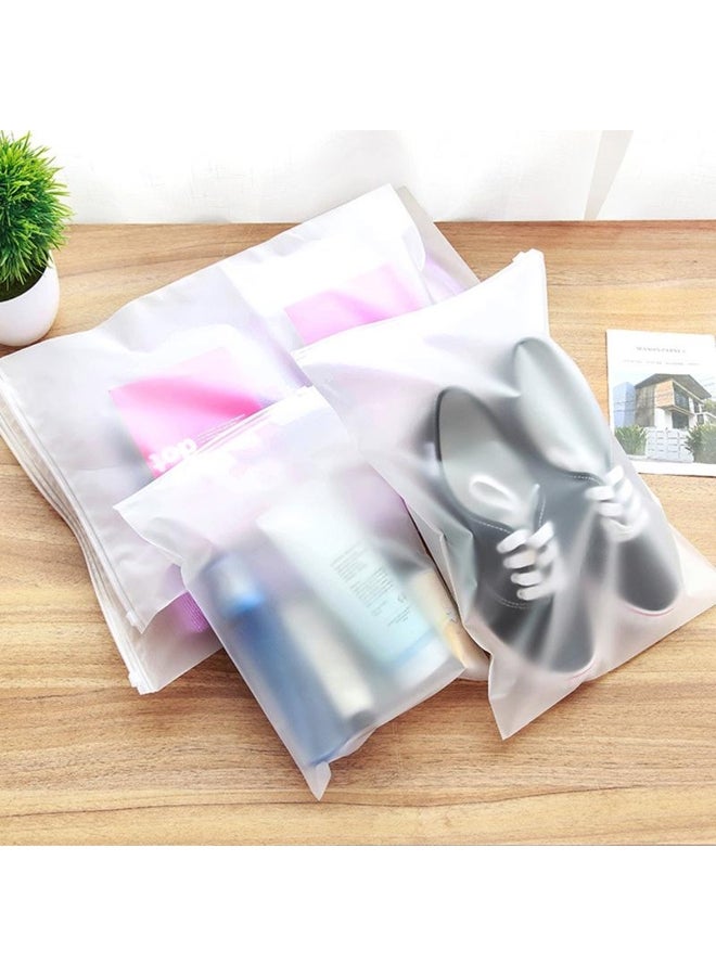 Plastic Make Up Cosmetic Travel Storage Bag Shoes Bag Waterproof Cloth Bag Zip Lock Organizer Pouch  - Image 1