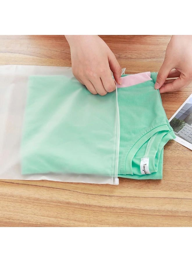 Plastic Make Up Cosmetic Travel Storage Bag Shoes Bag Waterproof Cloth Bag Zip Lock Organizer Pouch  - Image 4