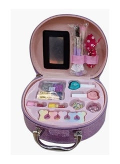 Kids Toys Pretty in Purple Makeup Kit Stylish Storage Case for Beauty Essentials  - Image 1