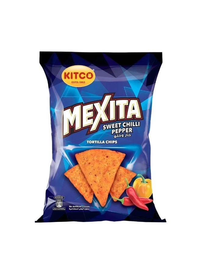 Kitco Mexita Sweet Chilli Pepper Flavored Tortilla Chips- 180gms